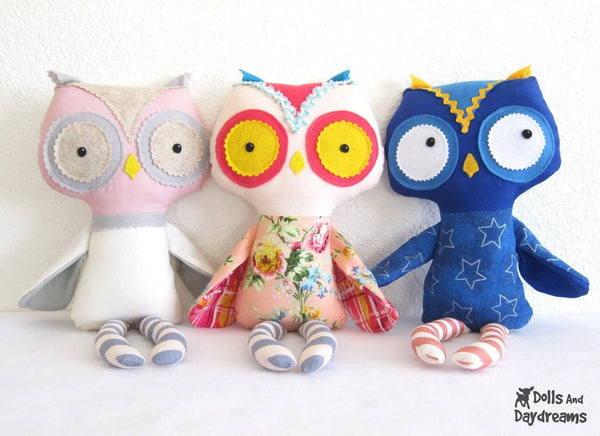 Owl Sewing Pattern - Dolls And Daydreams - 2