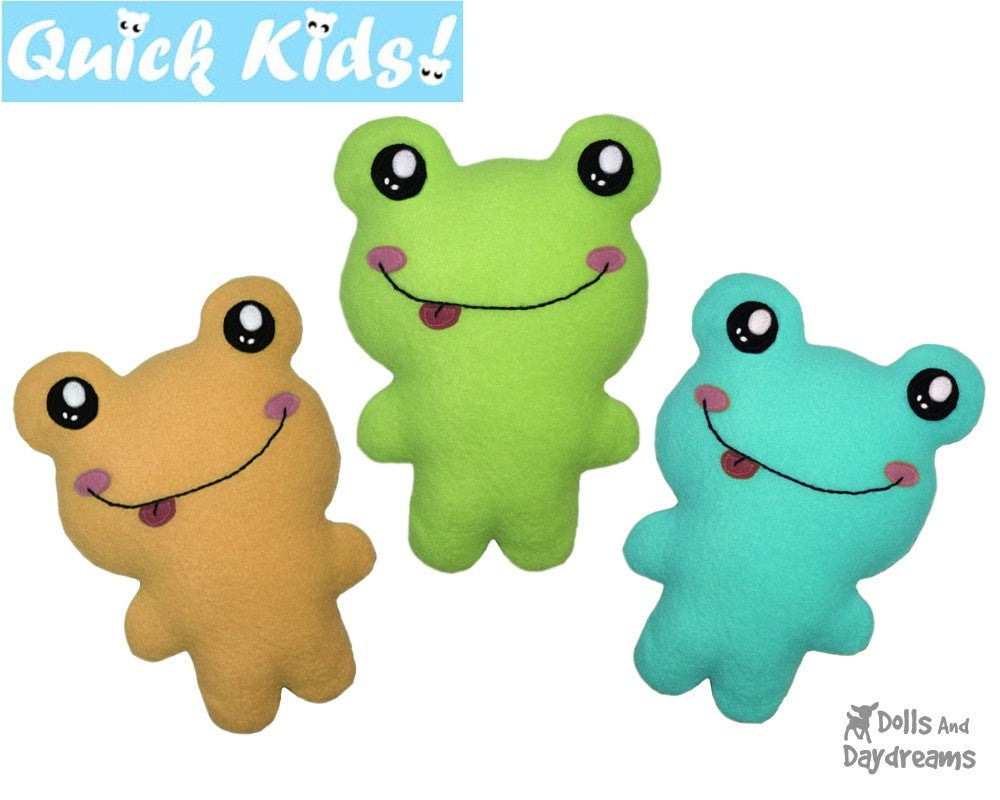 Quick Kids Frog Sewing Pattern