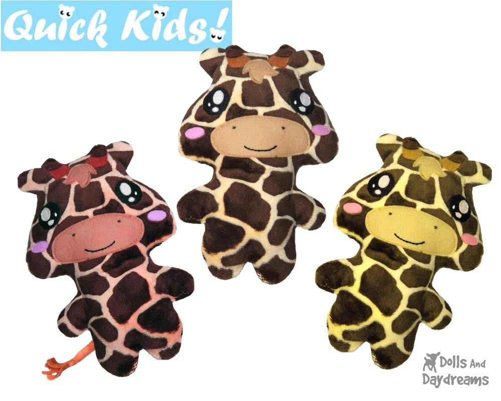 Quick Kids Giraffe Sewing Pattern