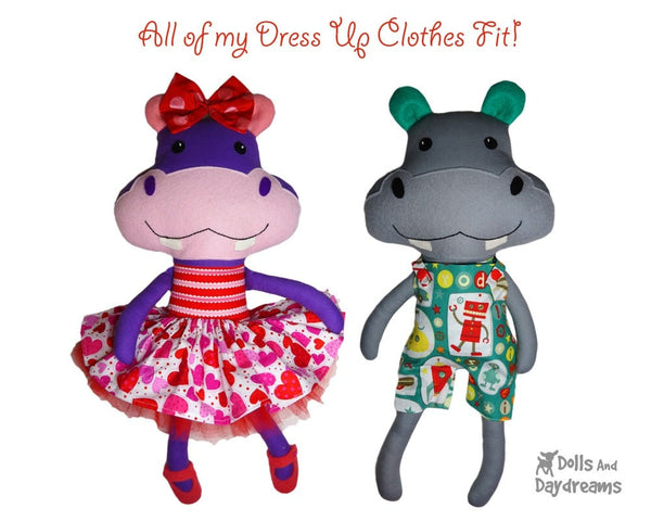Hippo Sewing Pattern