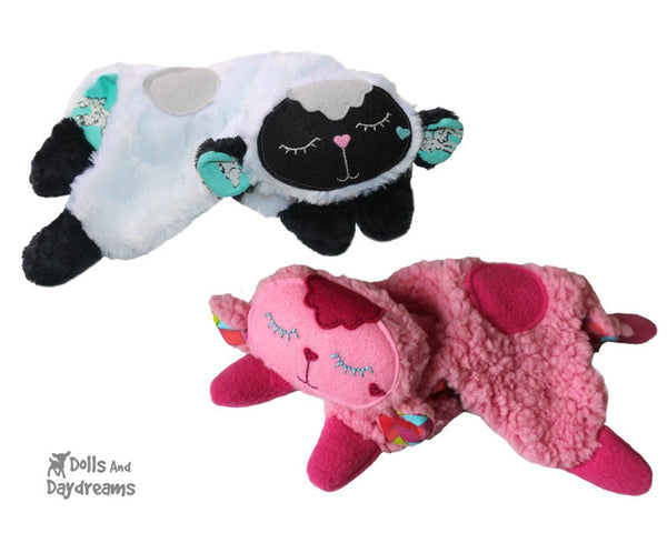 Lamb and Ram Grow with Me Baby Security Blanket Sewing Pattern
