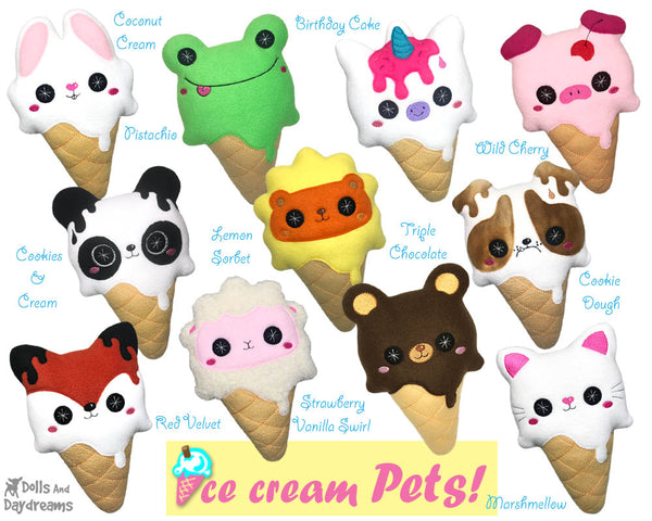 Bulk Discount ITH Quick Kids Ice Cream Pets Pattern Pack
