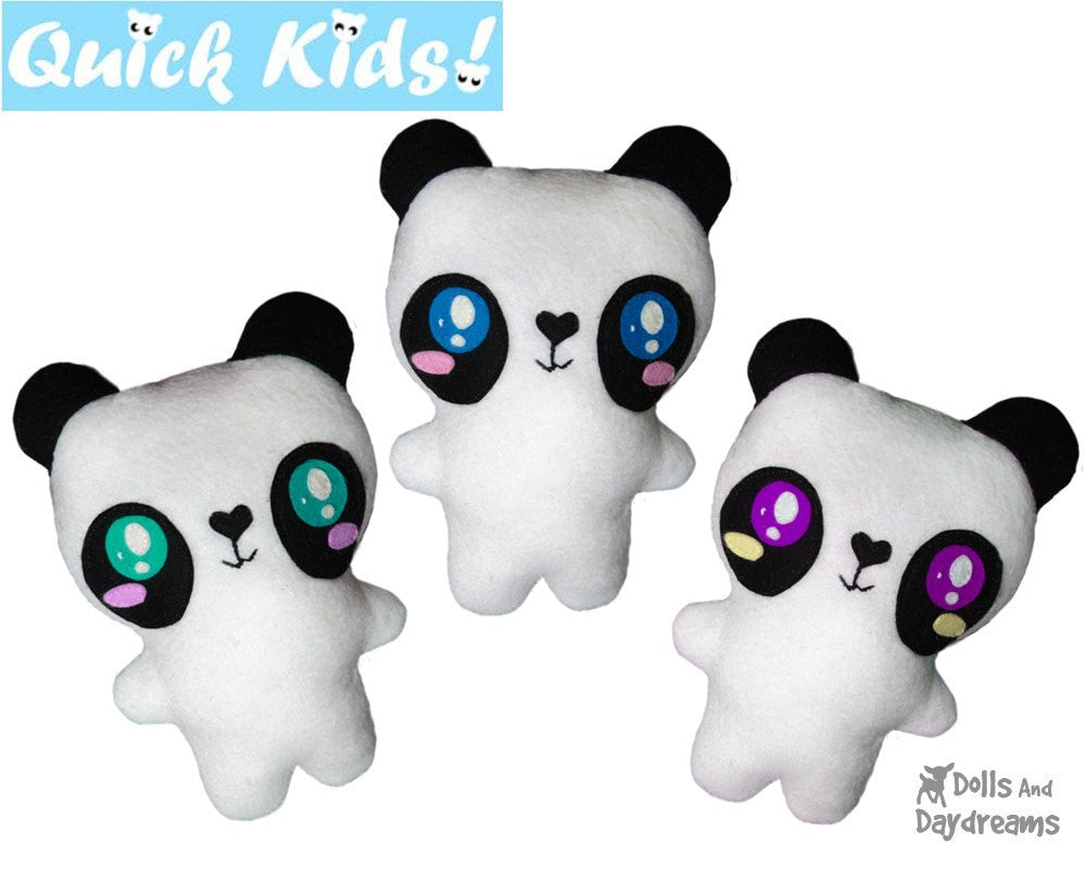 Quick Kids Panda Sewing Pattern