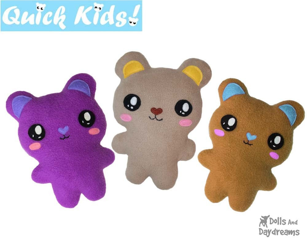Quick Kids Teddy Sewing Pattern