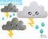 Quick Kids Rain Cloud Softie Sewing Pattern teach kids to sew