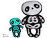 Embroidery Machine Skeleton Pattern - Dolls And Daydreams - 1