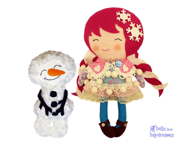Snowman Sewing Pattern - Dolls And Daydreams - 5