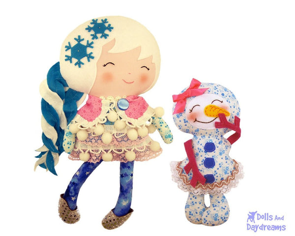 Winter Friends Sewing Pattern - Dolls And Daydreams - 1