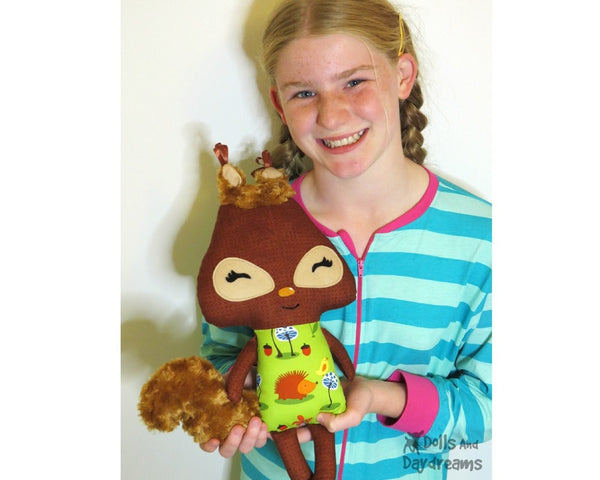 Squirrel Sewing Pattern - Dolls And Daydreams - 4