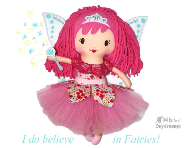 Flower Fairy In The Hoop Machine Embroidery Pattern by Dolls And Daydreams