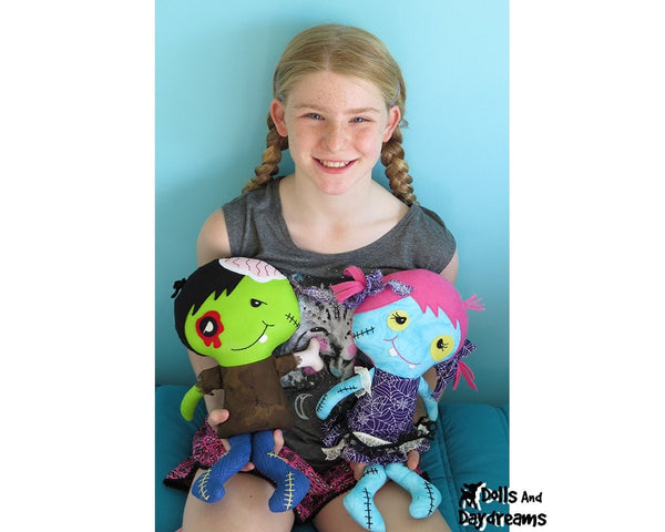 Zombie Sewing Pattern - Dolls And Daydreams - 3