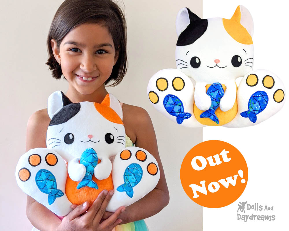 NEW BFF Kitty Cats Sewing and Machine Embroidery Patterns are here!