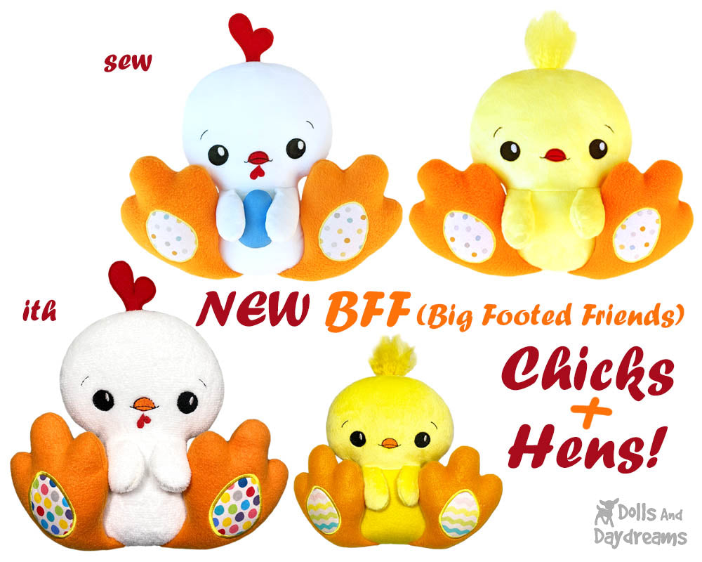 NEW BFF (Big Footed Friends) Chicks & Hens are here!!