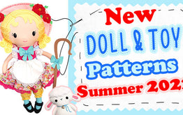 NEW Plush Toy & Doll Pattern Round Up | Summer 2022