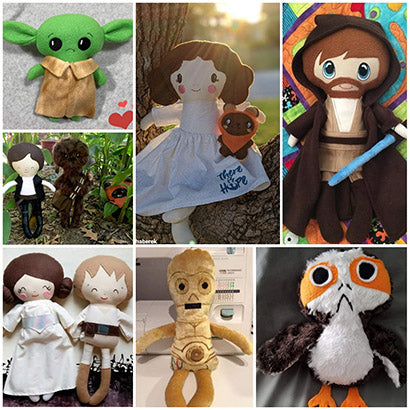 May the 4th be with you! Amazing Star Wars Fan Art Plush toys and dolls ❤