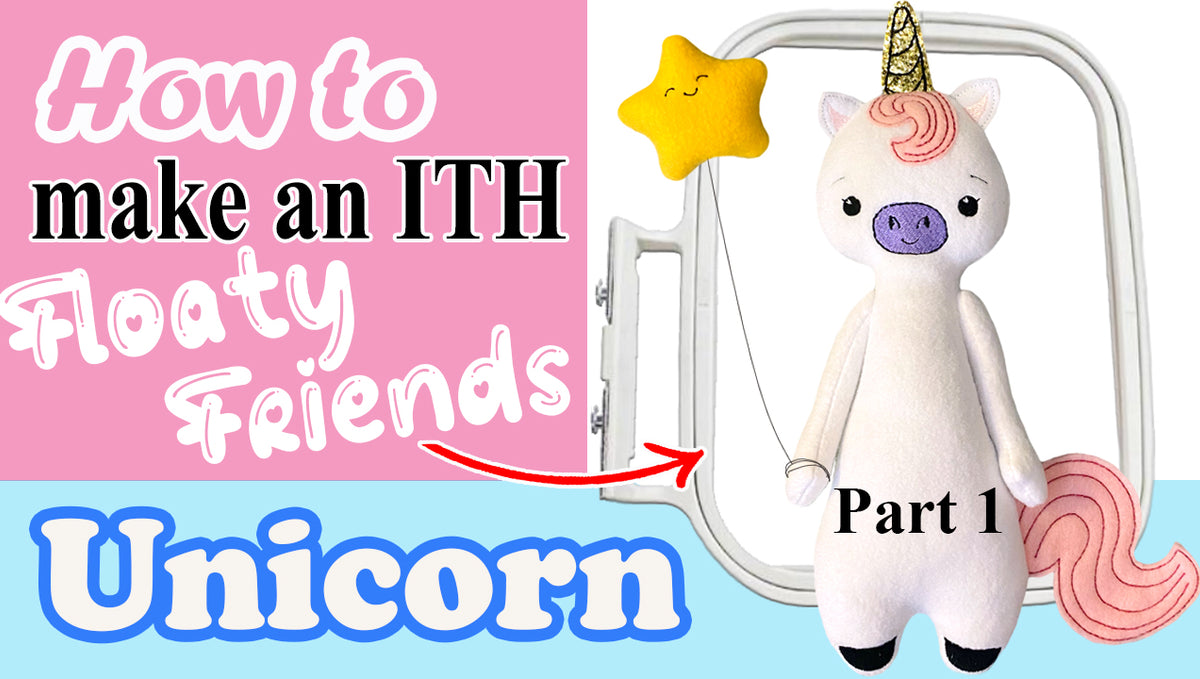 How to make a Floaty Friends Plush toy In The Hoop Video Tutorial