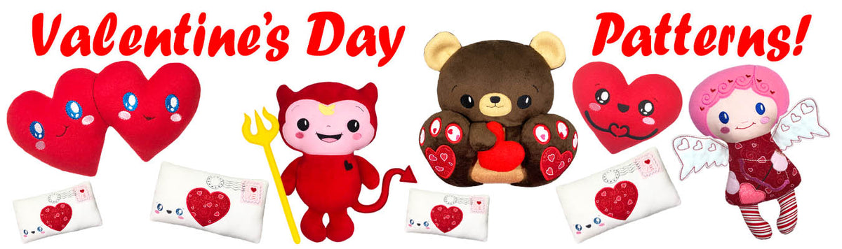 Valentine's Day Sewing & ITH Toy & Doll Collections