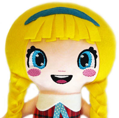 Machine Embroidery Doll Face Patterns