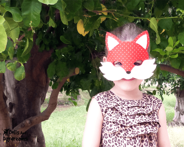 Fox Mask & Tail Pattern - Dolls And Daydreams - 2