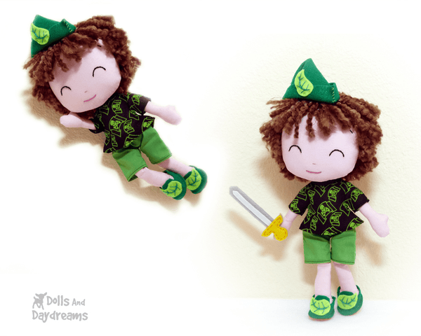 Peter Pan Sewing Pattern - Dolls And Daydreams - 1