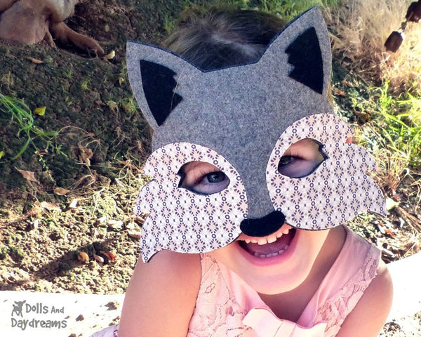 Wolf Mask & Tail Pattern - Dolls And Daydreams - 5