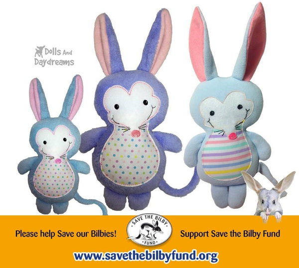 Bilby Mole Sewing Pattern - Dolls And Daydreams - 3