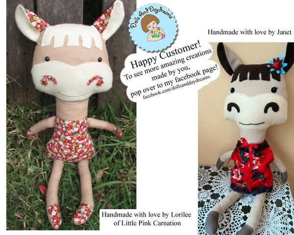 Horse and Zebra Sewing Pattern - Dolls And Daydreams - 7