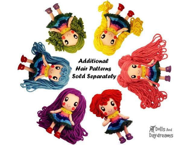 Rainbow Babies Jointed Doll Sewing Pattern - Dolls And Daydreams - 4