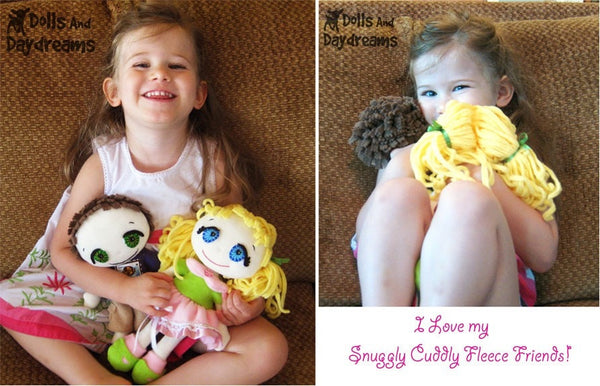 Fefe Fleece Dolly Sewing Pattern - Dolls And Daydreams - 5
