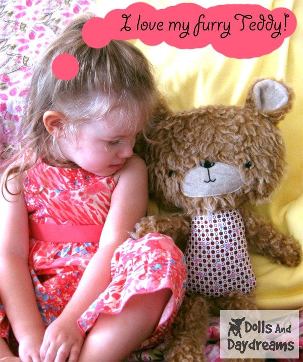 Teddy Bear Sewing Pattern - Dolls And Daydreams - 6