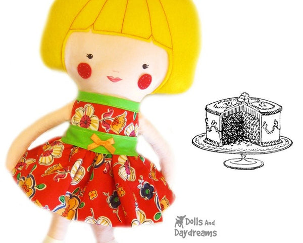 Party Dress Sewing Pattern - Dolls And Daydreams - 1