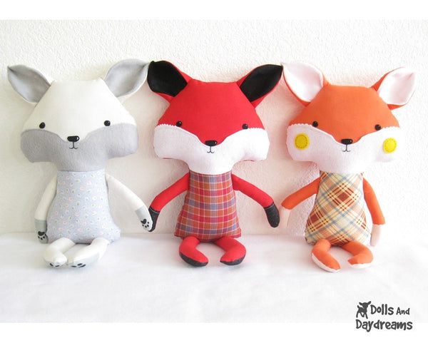 Fox Sewing Pattern - Dolls And Daydreams - 2