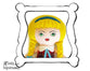 Hand Embroidery or Painting Art Doll Face Pattern