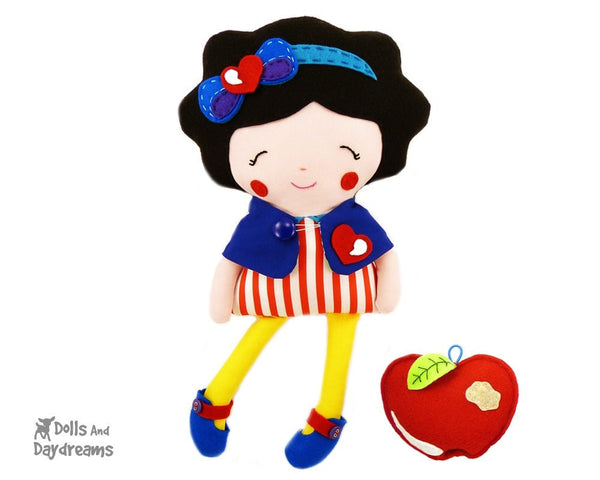 Snow White Sewing Pattern - Dolls And Daydreams - 1