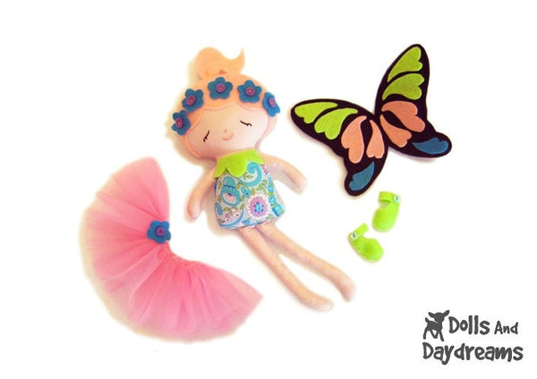 Flower Fairy Sewing Pattern - Dolls And Daydreams - 5