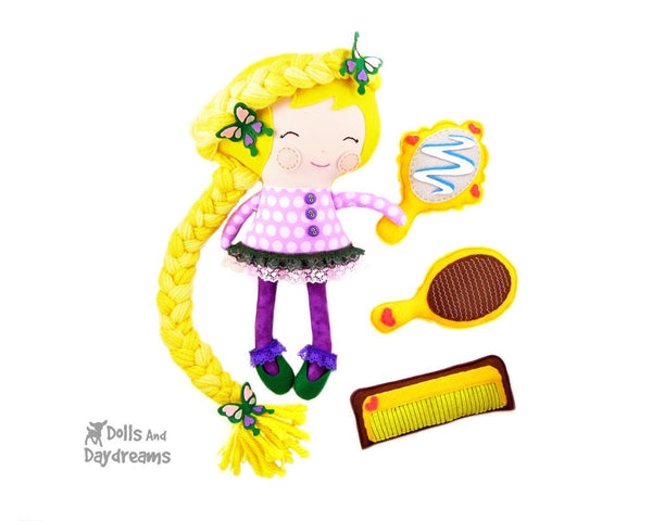 Rapunzel Sewing Pattern - Dolls And Daydreams - 1