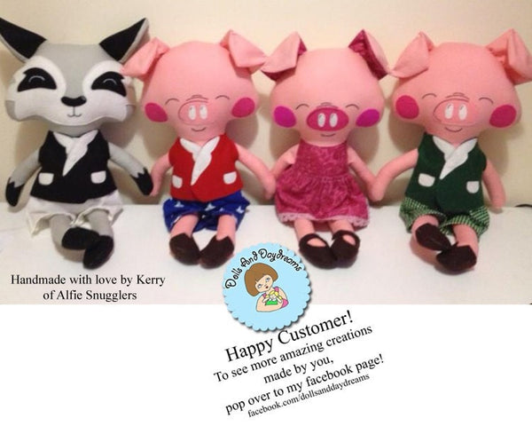 Pig Sewing Pattern - Dolls And Daydreams - 4