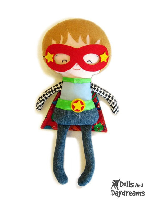 Superhero Sewing Pattern - Dolls And Daydreams - 2