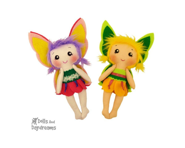 Tinkerbell Fairy Sewing Pattern - Dolls And Daydreams - 2