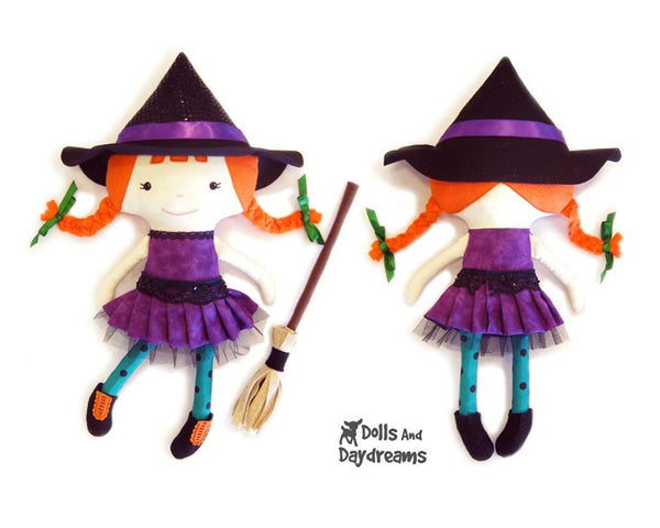Witch Sewing Pattern - Dolls And Daydreams - 2