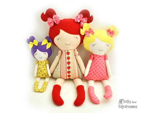 Embroidery Machine ITH Doll Pattern - Dolls And Daydreams - 1