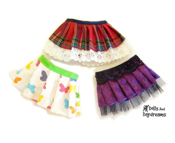 Pleated Skirt Sewing Pattern - Dolls And Daydreams - 3