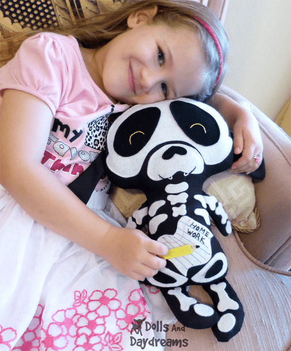Skeleton Dog Sewing Pattern - Dolls And Daydreams - 3