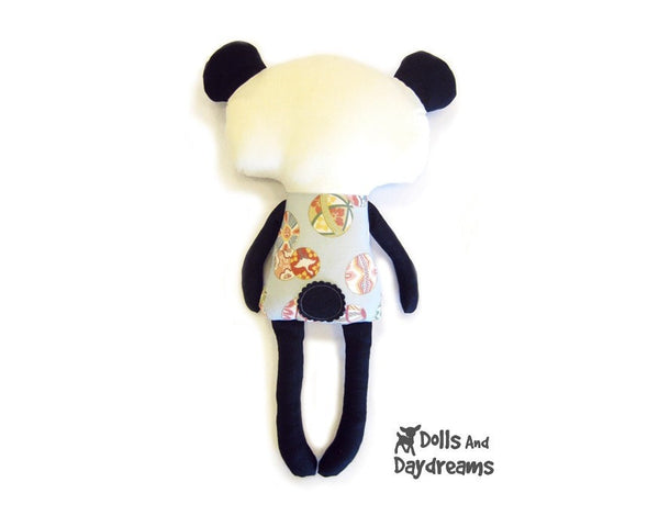 Panda Sewing Pattern - Dolls And Daydreams - 3