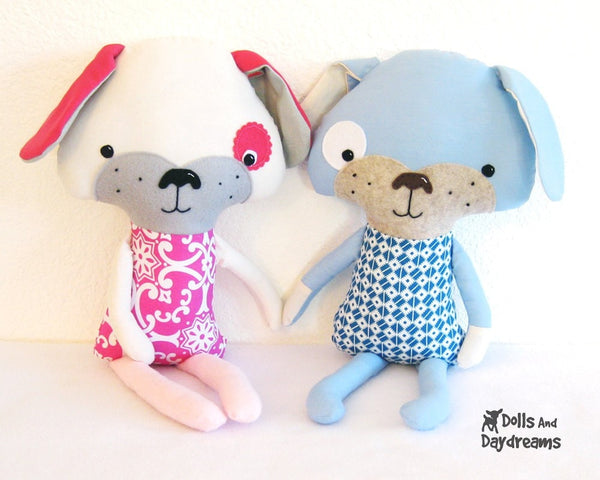 Puppy Dog Sewing Pattern - Dolls And Daydreams - 2