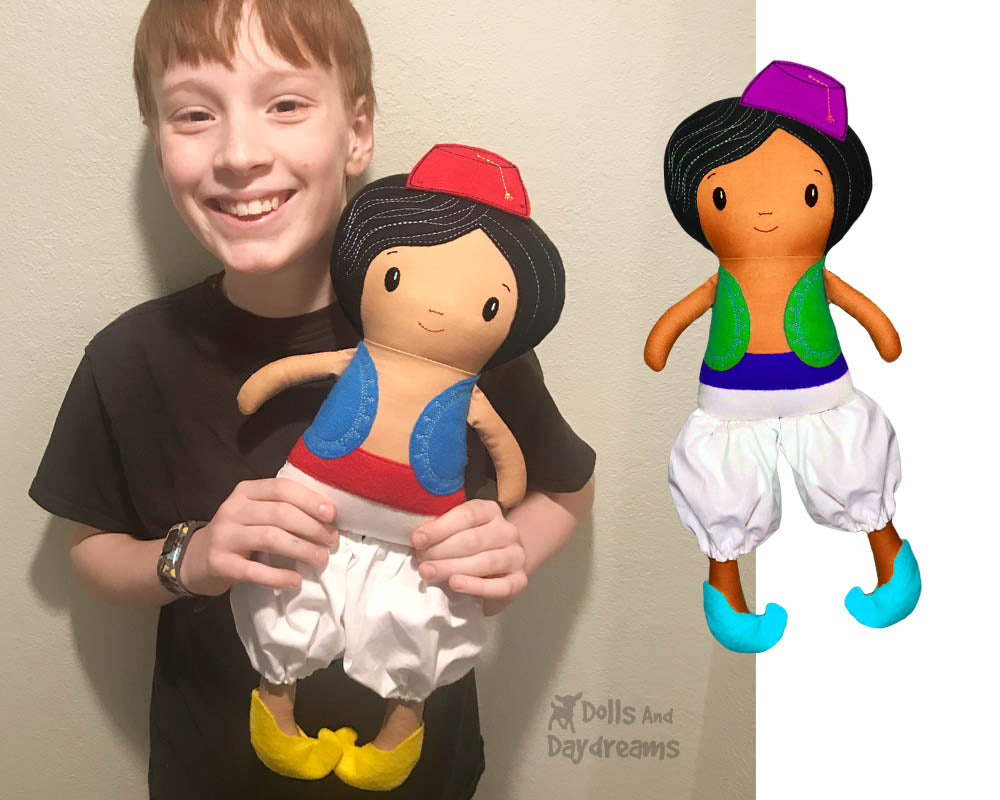 Addlain Pattern ITH Aladdin Pattern | Dolls And Daydreams
