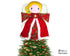 Guardian Angel Christmas tree topper Sewing Pattern - Dolls And Daydreams - 1