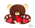 BFF Big Footed Friend Teddy Bear Sewing Pattern DIY Kawaii Cute ITH Cute Plush Toy by Dolls And Daydreams