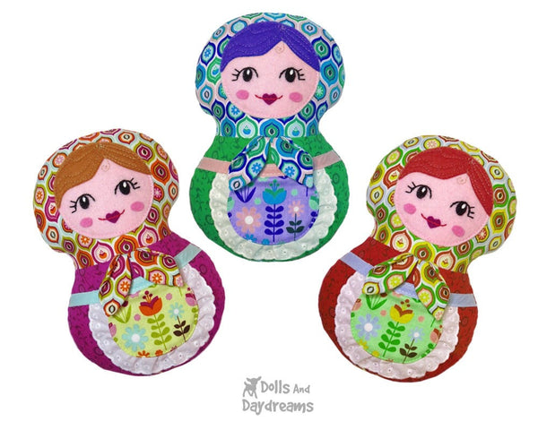 Baby Babushka Sewing Pattern - Dolls And Daydreams - 1