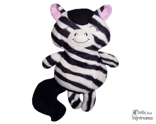 Baby Unicorn Zebra Horse Sewing Pattern - Dolls And Daydreams - 5
